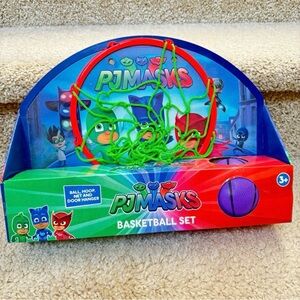 Hanging Basketball Hoop Set PJ Masks Ball, Hoop, Net & Door Hanger